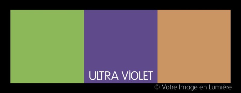 Ultra violet pantone 2018 - Harmonie contrastée