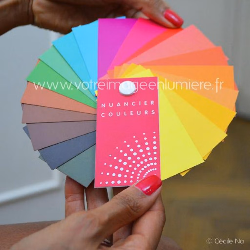 Nuancier couleurs Votre Image en Lumière pour Cécile Na