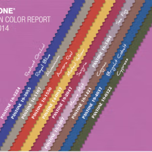 Illustration des couleurs Pantone automne 2014 Femmes et Hommes