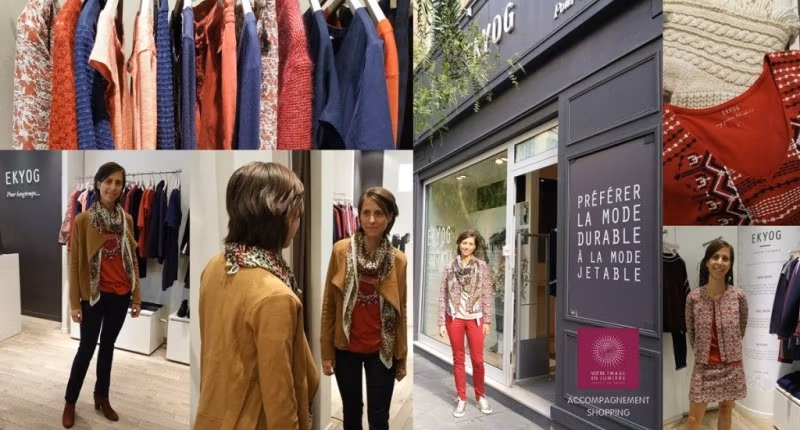 Accompagnement shopping chez Ekyog - mode éthique