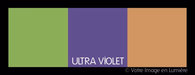 Ultra violet pantone 2018 - Harmonie contrastée