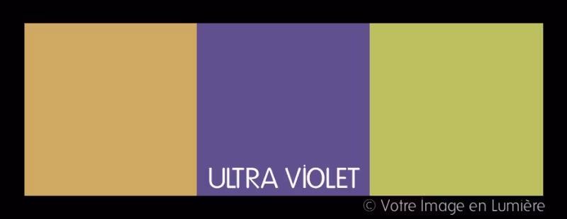 Ultra violet pantone 2018 - Harmonie contrastée