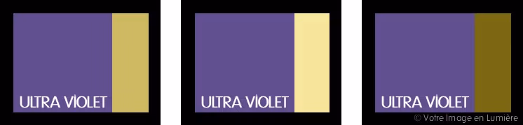 Ultra violet pantone 2018 - Harmonies complémentaires