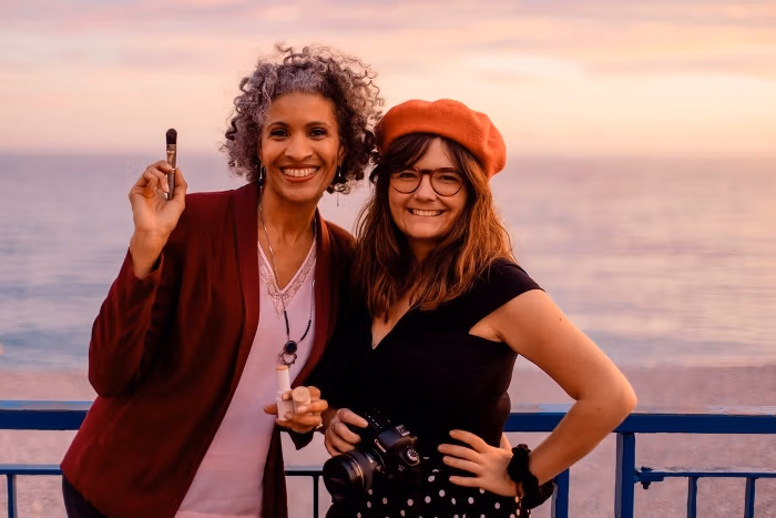 Pascale Loko et Gaelle Simon - partenaires Flash shooting photo pro