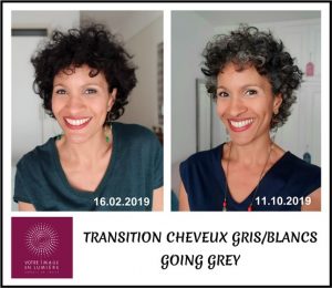 Transition cheveux gris - laisser pousser mes cheveux blancs gris