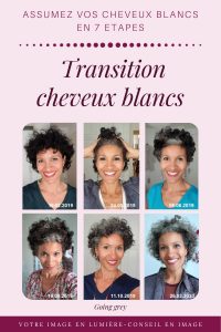 Assumez vos cheveux blancs - Evolution Transition - Going grey