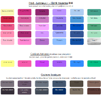 Palette couleurs Anne-Claire - Témoignage colorimétrie